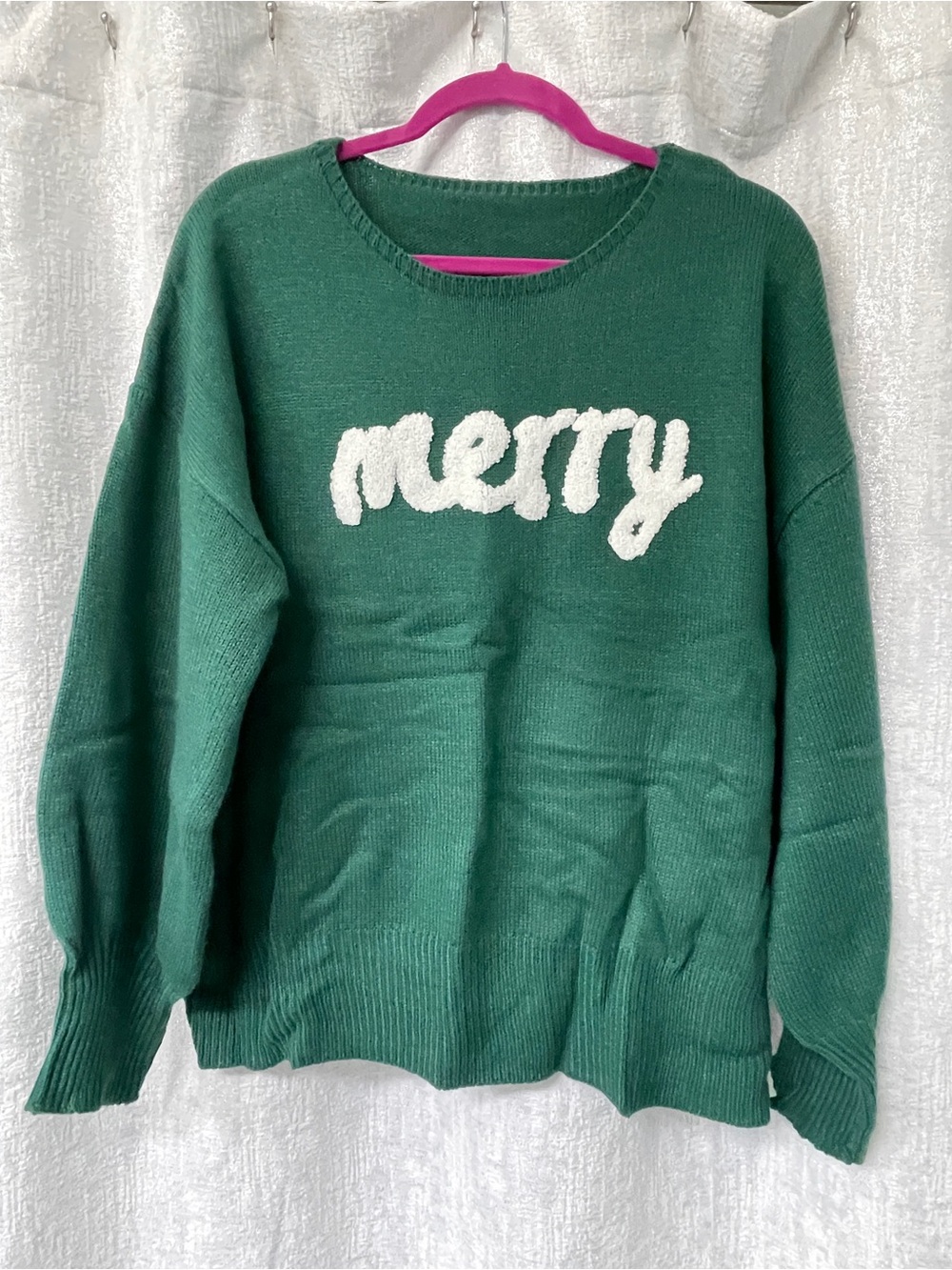 Merry Crewneck Sweater - Green XL